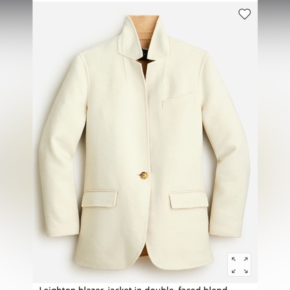 Leighton Blazer-jacket In Double-faced Wool NWT - Picture 1 of 8